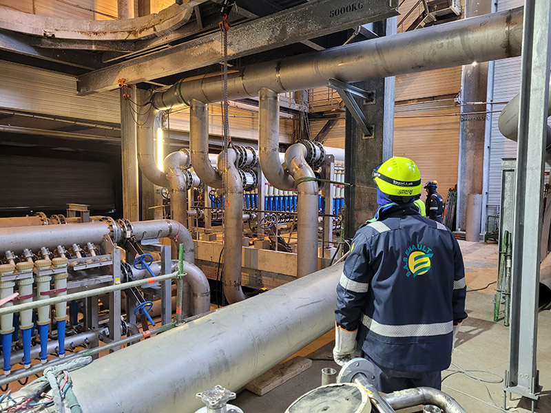 Travaux maintenance soudure tuyauterie