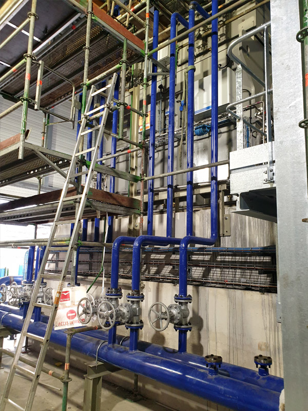 Conception montage solutions tuyauterie indus