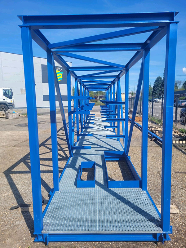 Fabrication charpente indus Enault sur mesure