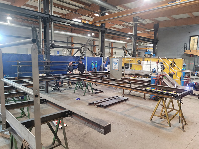 Fabrication charpente indus Enault