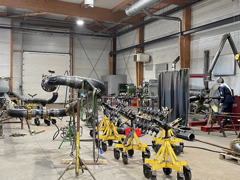 Fabrication tuyauterie industrielle Enault